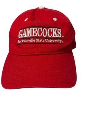 VTG Jacksonville State University JSU Gamecocks Hat The Game Bar Logo Red OSFA